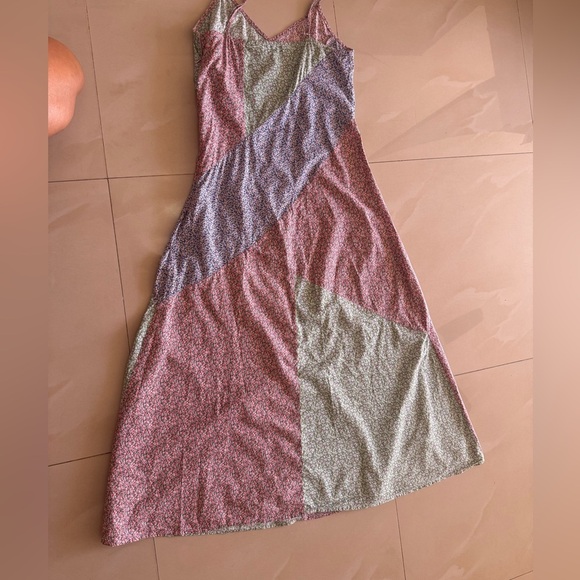 NA-KD TIE BACK DETAIL MAXI DRESS IN A MULTICOLOR Floral Print Sleeveless Size 36 - Picture 7 of 16